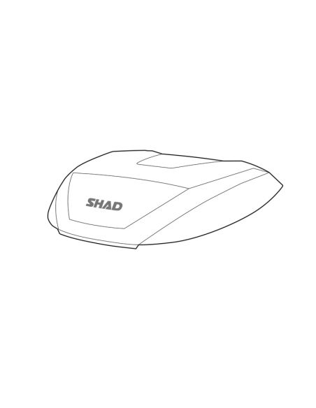 Couvercle de Top Case SHAD SH51 - Incolore