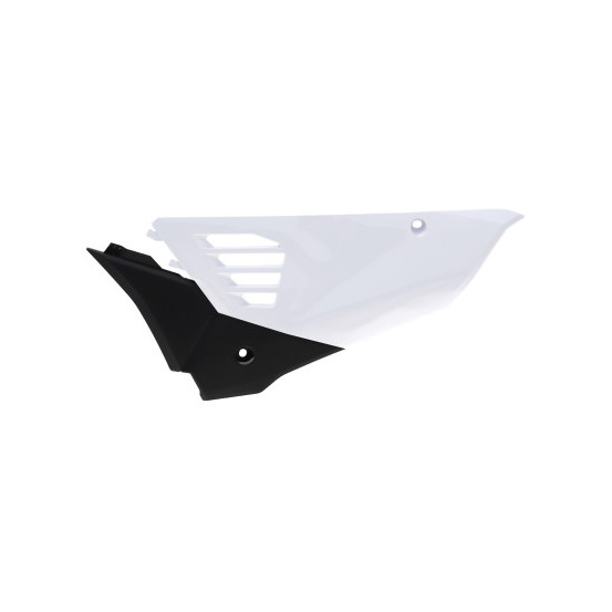 Plaques latérales supérieur/inférieur - Blanc Noir - ACERBIS Honda 450 CRF-R 2027