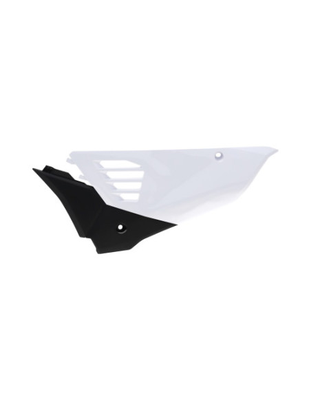 Plaques latérales supérieur/inférieur - Blanc Noir - ACERBIS Honda 450 CRF-R 2027