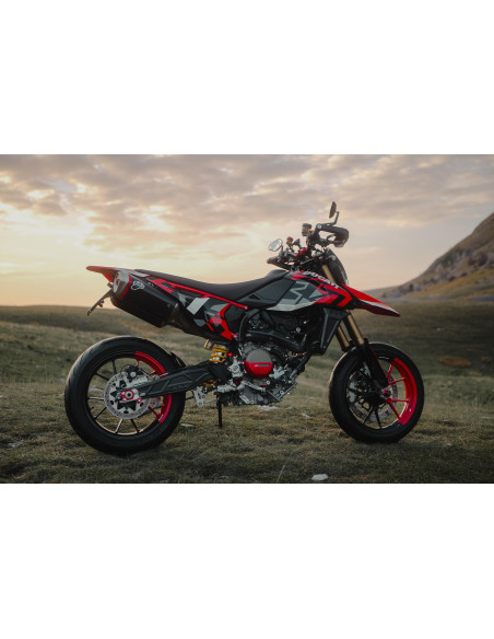 Caches de bras oscillant en carbone SM PROJECT - Finition brillante ou mat - DUCATI HYPERMOTARD 698