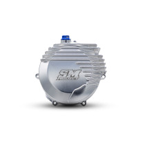 Couvercle d'embrayage argent + bouchon de remplissage SM PROJECT - TM RACING 450 - 530 à partir de 2006