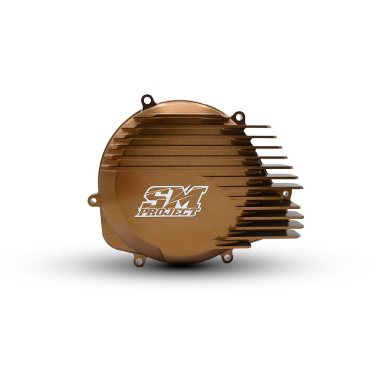 Couvercle d'embrayage bronze avec ailettes de refroidissement SM PROJECT - HONDA 450 CRF-R 2017-2026