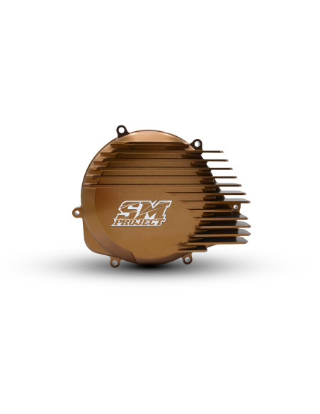 Couvercle d'embrayage bronze avec ailettes de refroidissement SM PROJECT - HONDA 450 CRF-R 2017-2026