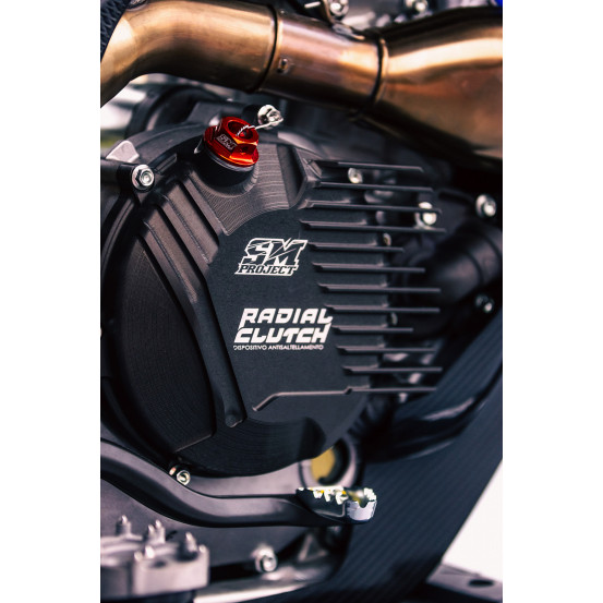 Couvercle d'embrayage + bouchon de remplissage SM PROJECT - DUCATI DESMO MX 450