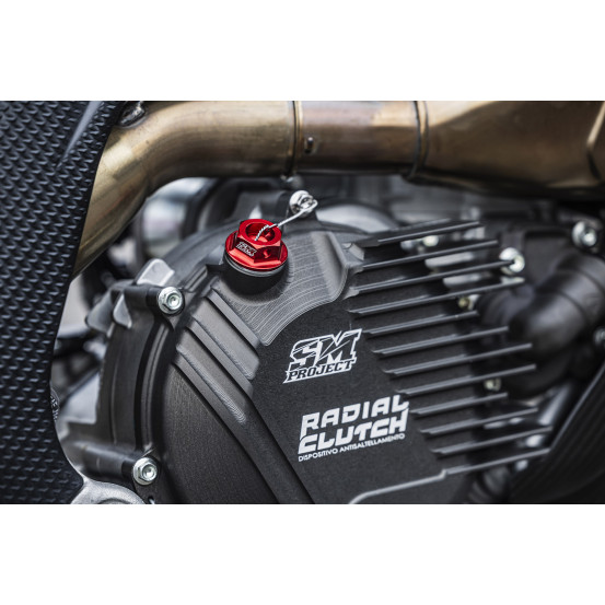 Couvercle d'embrayage + bouchon de remplissage SM PROJECT - DUCATI DESMO MX 450