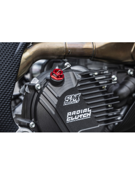 Couvercle d'embrayage + bouchon de remplissage SM PROJECT - DUCATI DESMO MX 450