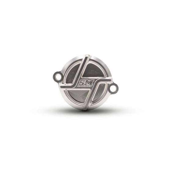 Couvercle de filtre à huile argent SM PROJECT - KTM 790 - 890 2016- / 1090 - 1190 - 1290 2013-2018