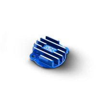 Couvercle de filtre à huile bleu à ailettes SM PROJECT - KTM 790 - 890 2016- / 1090 - 1190 - 1290 2013-2018