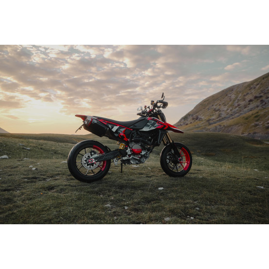 Kit protection carter d'embrayage rouge SM PROJECT - DUCATI HYPERMOTARD 698