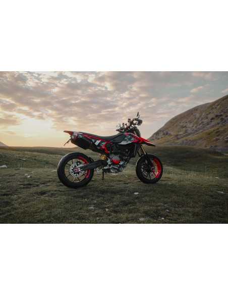 Kit protection carter d'embrayage rouge SM PROJECT - DUCATI HYPERMOTARD 698