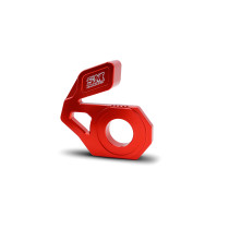 Tendeur de chaine avec protection capteur ABS rouge SM PROJECT - DUCATI 950 - 1200 - MULTISTRADA / 950 DESERT X