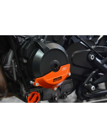 Protection carter de stator orange SM PROJECT - KTM 790 - 890 ADVENTURE / DUKE / RC R à partir de 2018