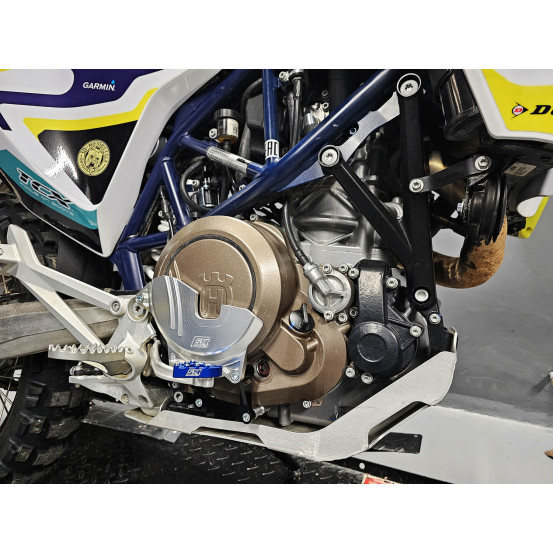 Protection carter d'embrayage argent SM PROJECT - HUSQVARNA 701 SM - EN - VITPILEN à partir de 2016