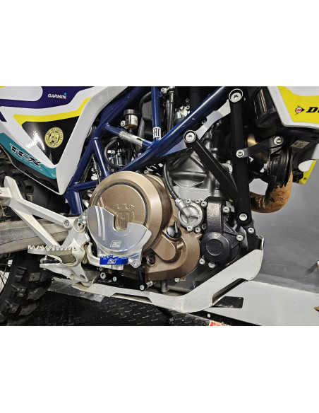 Protection carter d'embrayage argent SM PROJECT - HUSQVARNA 701 SM - EN - VITPILEN à partir de 2016