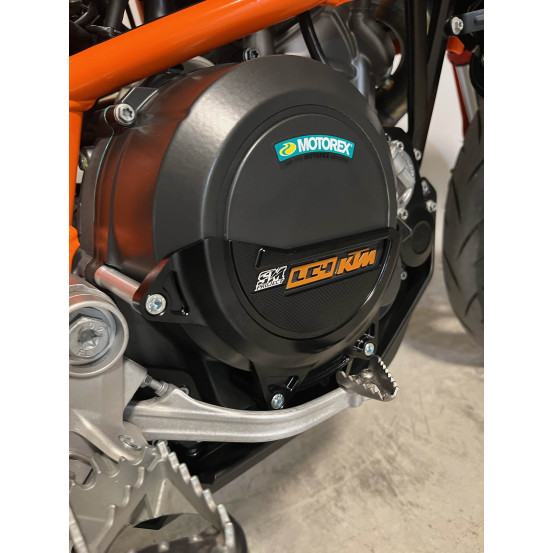 Protection carter d'embrayage noir SM PROJECT - KTM 690 SM - ENDURO - DUKE à partir de 2008