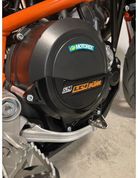 Protection carter d'embrayage noir SM PROJECT - KTM 690 SM - ENDURO - DUKE à partir de 2008