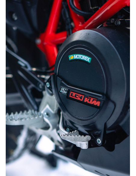 Protection carter d'embrayage noir SM PROJECT - KTM 690 SM - ENDURO - DUKE à partir de 2008