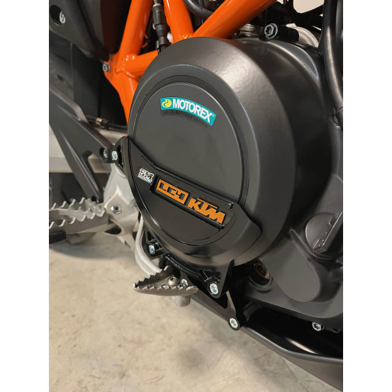 Protection carter d'embrayage noir SM PROJECT - KTM 690 SM - ENDURO - DUKE à partir de 2008
