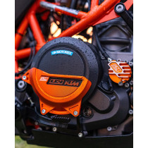Protection carter d'embrayage orange SM PROJECT - KTM 690 SM - ENDURO - DUKE à partir de 2008