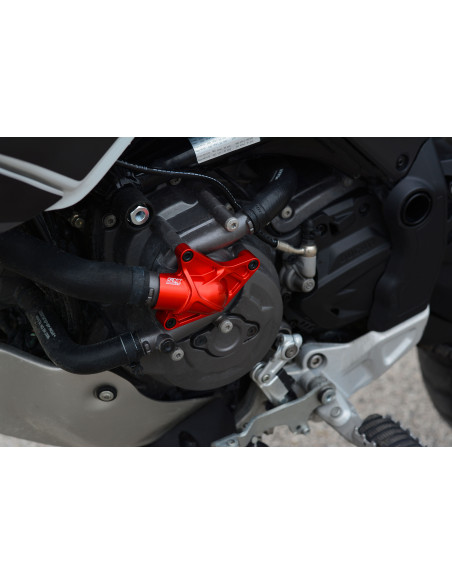Protection de pompe à eau rouge SM PROJECT - DUCATI 821 - 937 - 939 - 950 - 1200 - 1260