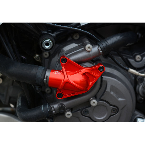 Protection de pompe à eau rouge SM PROJECT - DUCATI 821 - 937 - 939 - 950 - 1200 - 1260