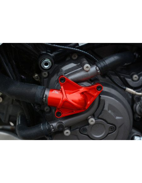 Protection de pompe à eau rouge SM PROJECT - DUCATI 821 - 937 - 939 - 950 - 1200 - 1260