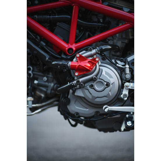 Protection de pompe à eau rouge SM PROJECT - DUCATI 821 - 937 - 939 - 950 - 1200 - 1260