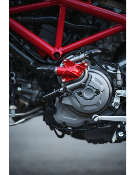 Protection de pompe à eau rouge SM PROJECT - DUCATI 821 - 937 - 939 - 950 - 1200 - 1260