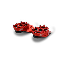 Repose-pieds supermotard rouge SM PROJECT - DUCATI 450 DESMO MX