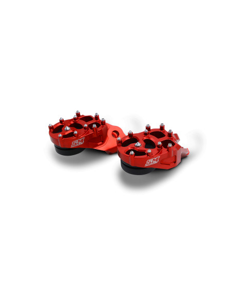 Repose-pieds supermotard rouge SM PROJECT - DUCATI 450 DESMO MX
