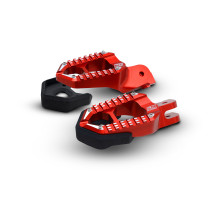 Repose-pieds Track / Sport rouge SM PROJECT - DUCATI 950 - 1200 - 1260 MULTISTRADA V2 / 698 - 821 - 939 - 950 HYPERMOTARD