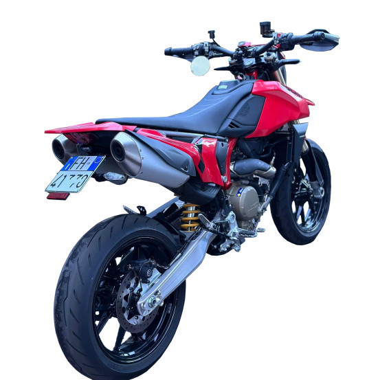 Support de plaque réglable court SM PROJECT - DUCATI 698 HYPERMOTARD