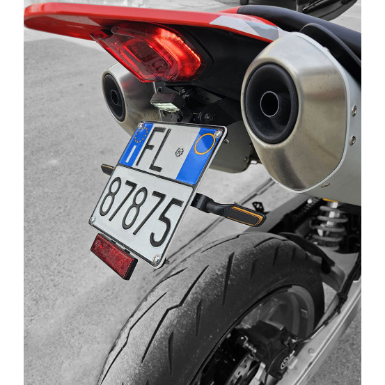 Support de plaque réglable court SM PROJECT - DUCATI 698 HYPERMOTARD