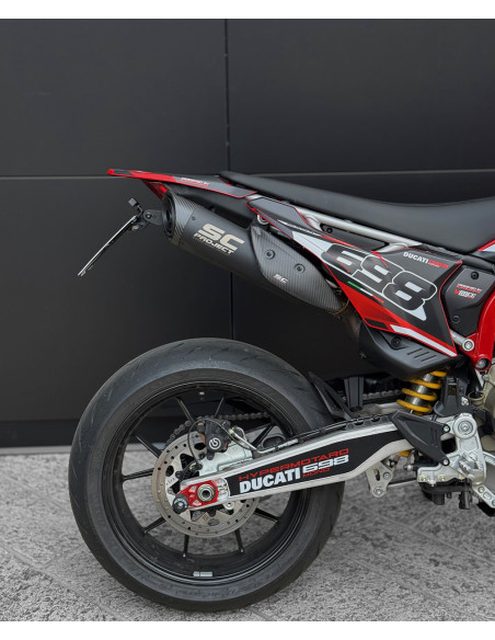 Support de plaque réglable moyen SM PROJECT - DUCATI 698 HYPERMOTARD