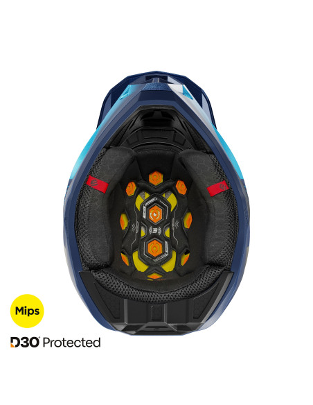 Casque cross Shot 2027 Lite Volt - Bleu Pearl