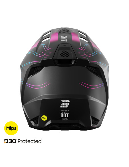 Casque cross Shot 2027 Lite Volt - Rose Mat