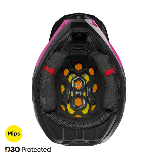 Casque cross Shot 2027 Lite Volt - Rose Mat