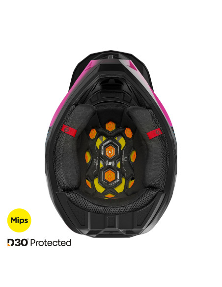 Casque cross Shot 2027 Lite Volt - Rose Mat