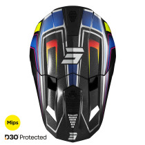 Casque cross Shot 2027 Lite Glory - Noir Pearl 2
