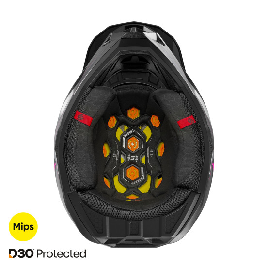 Casque cross Shot 2027 Lite Glory - Noir Pearl