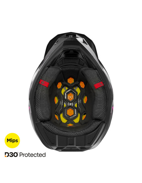 Casque cross Shot 2027 Lite Glory - Noir Pearl