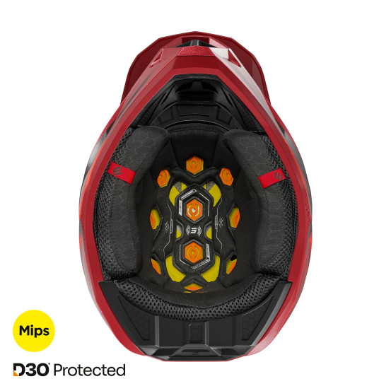 Casque cross Shot 2027 Lite Glory - Rouge Pearl