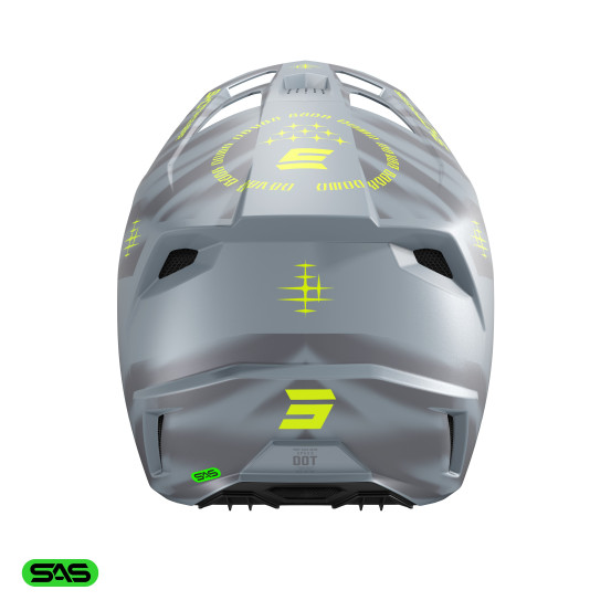 Casque cross Shot 2027 Speed Tiger - Gris Mat
