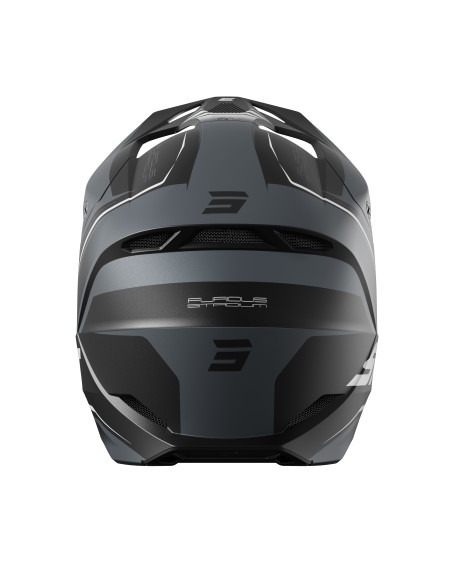 Casque cross Shot 2027 Furious Stadium - Noir Mat