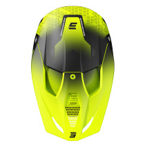 Casque cross Shot 2027 Furious Stream - Jaune Fluo Mat 2