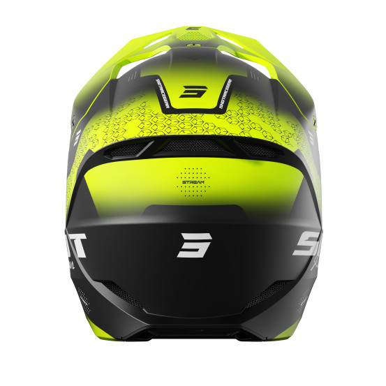 Casque cross Shot 2027 Furious Stream - Jaune Fluo Mat