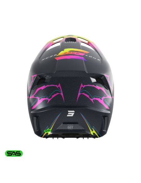 Casque cross enfant Shot 2027 Speed Rac - Bleu Pearl