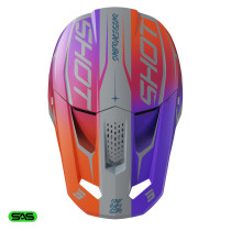 Casque cross enfant Shot 2027 Speed Side - Violet Mat 2