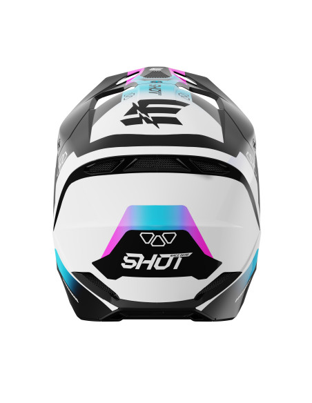 Casque cross enfant Shot 2027 Furious Rocket - Rose Brillant
