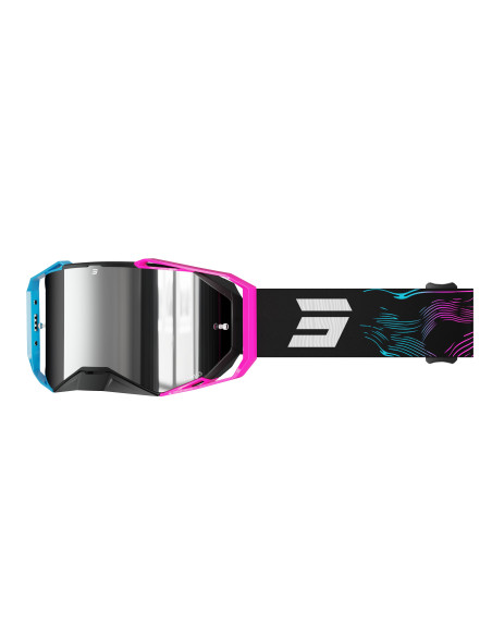 Masque cross Shot 2027 Lite Volt - Bleu Rose Mat Brillant